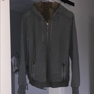 Juicy Couture fur lined hoodie